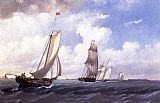 Famous Returning Paintings - The ' Mary' of Boston Returning to Port